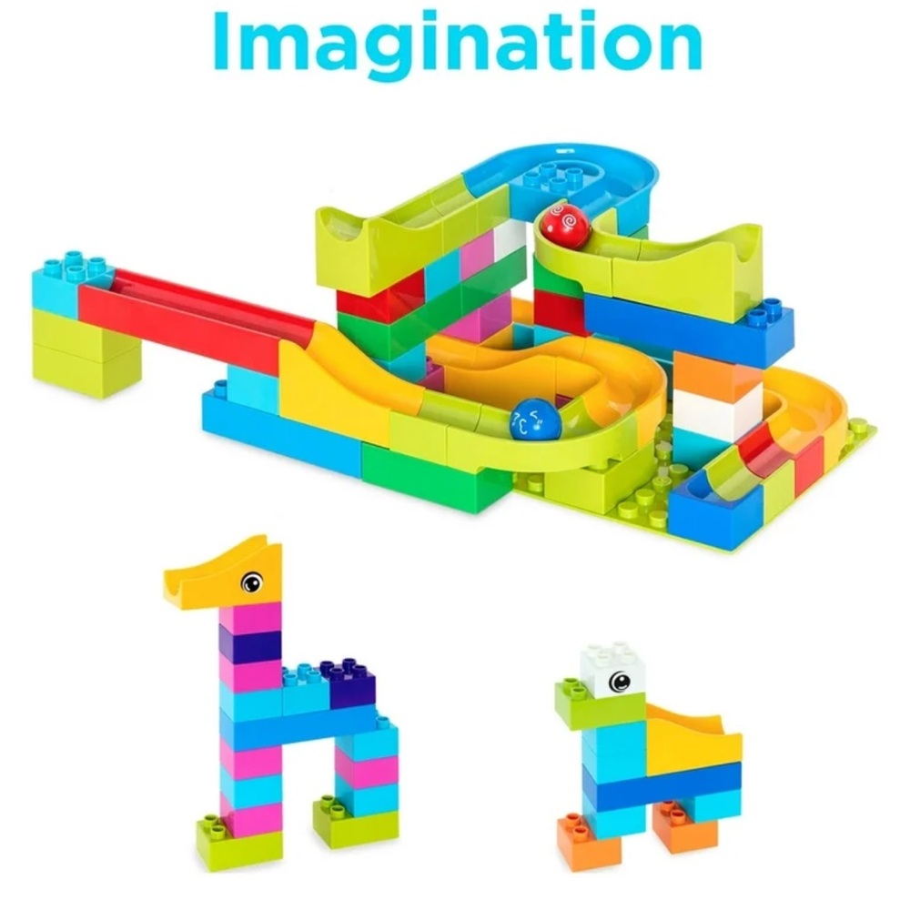2-in-1 Building Set - Colorful Blocks - Picture 2 of 2